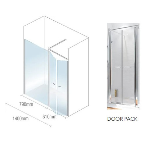 PROCare Ltd GO Pro Shower Screens & Enclosures / Symphony